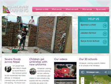 Tablet Screenshot of himalayanlearning.org